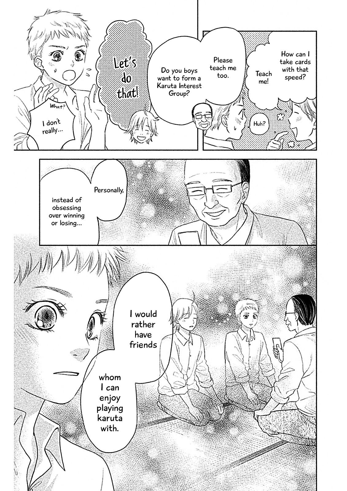 Chihayafuru: Middle School Arc Chapter 5 page 17 - Chapter 5: 5th Poem