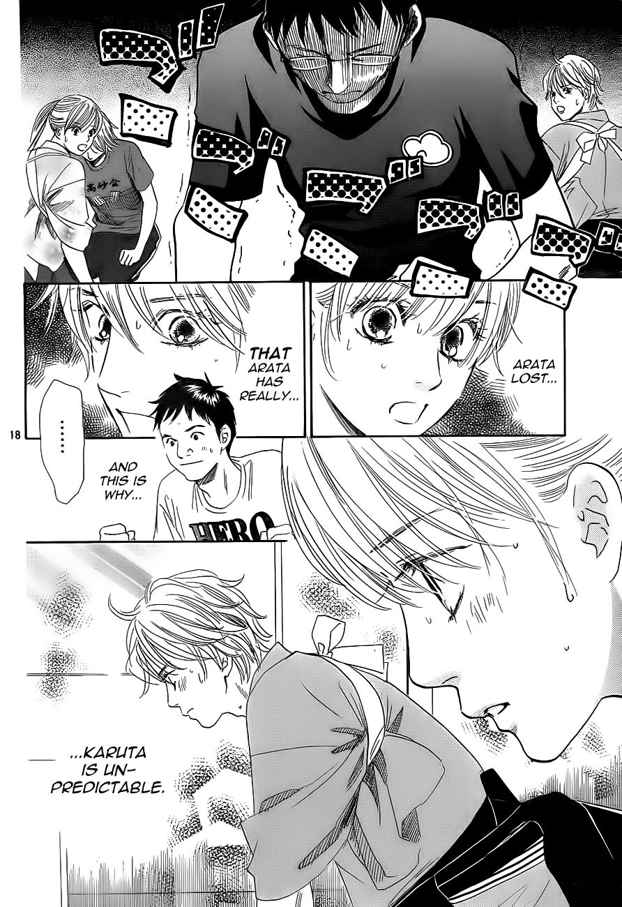 Chihayafuru Chapter 101 page 18 - Chapter 101