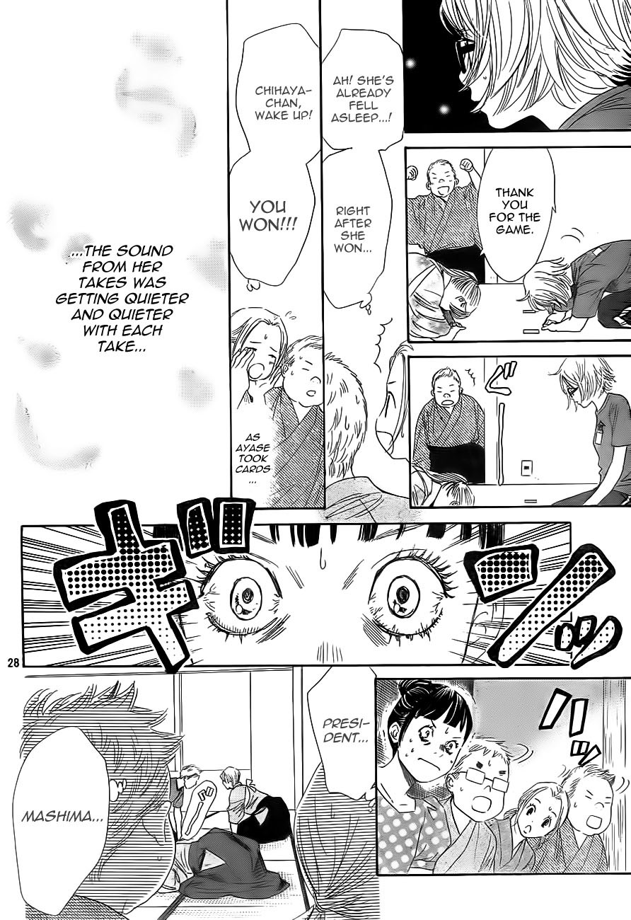 Chihayafuru Chapter 101 page 28 - Chapter 101