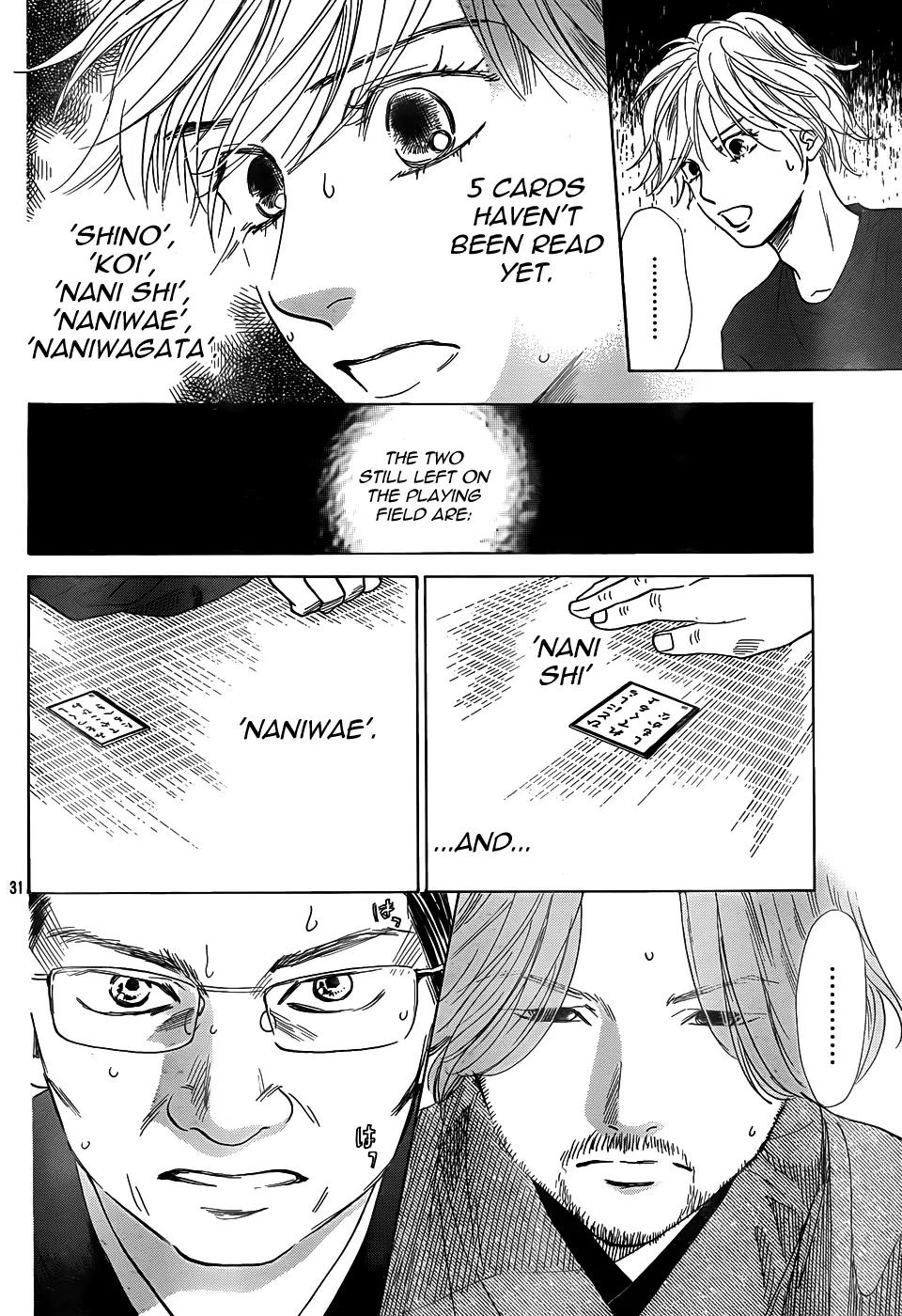 Chihayafuru Chapter 130 page 31 - Chapter 130