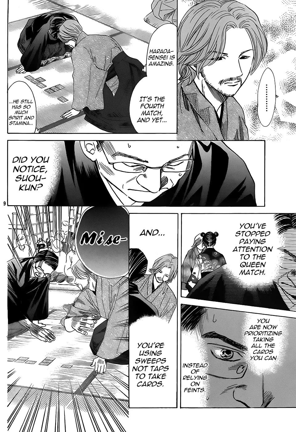 Chihayafuru Chapter 130 page 9 - Chapter 130