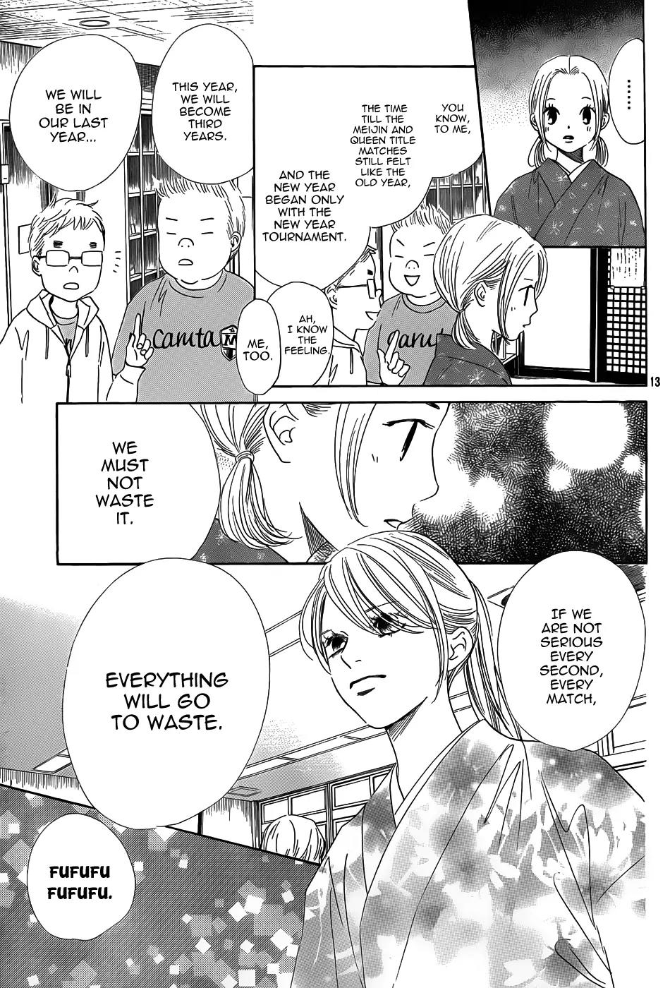 Chihayafuru Chapter 133 page 14 - Chapter 133