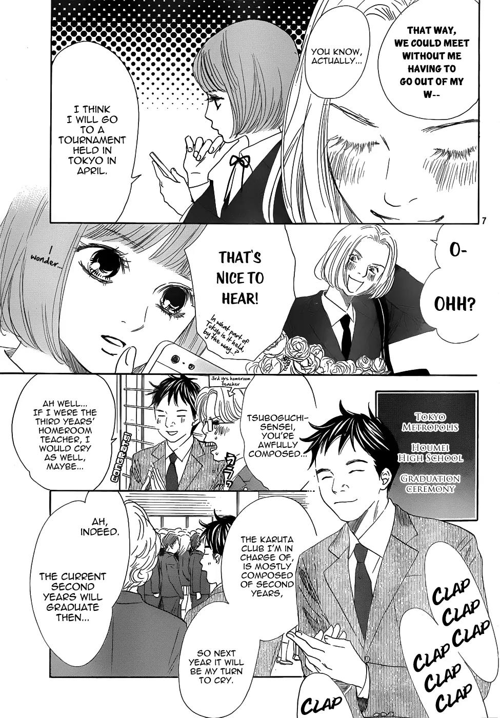 Chihayafuru Chapter 136 page 7 - Chapter 136
