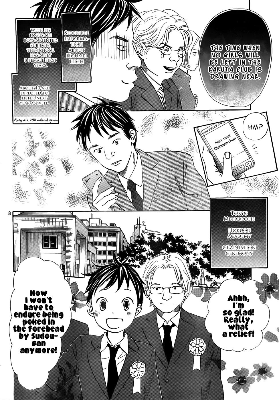 Chihayafuru Chapter 136 page 8 - Chapter 136