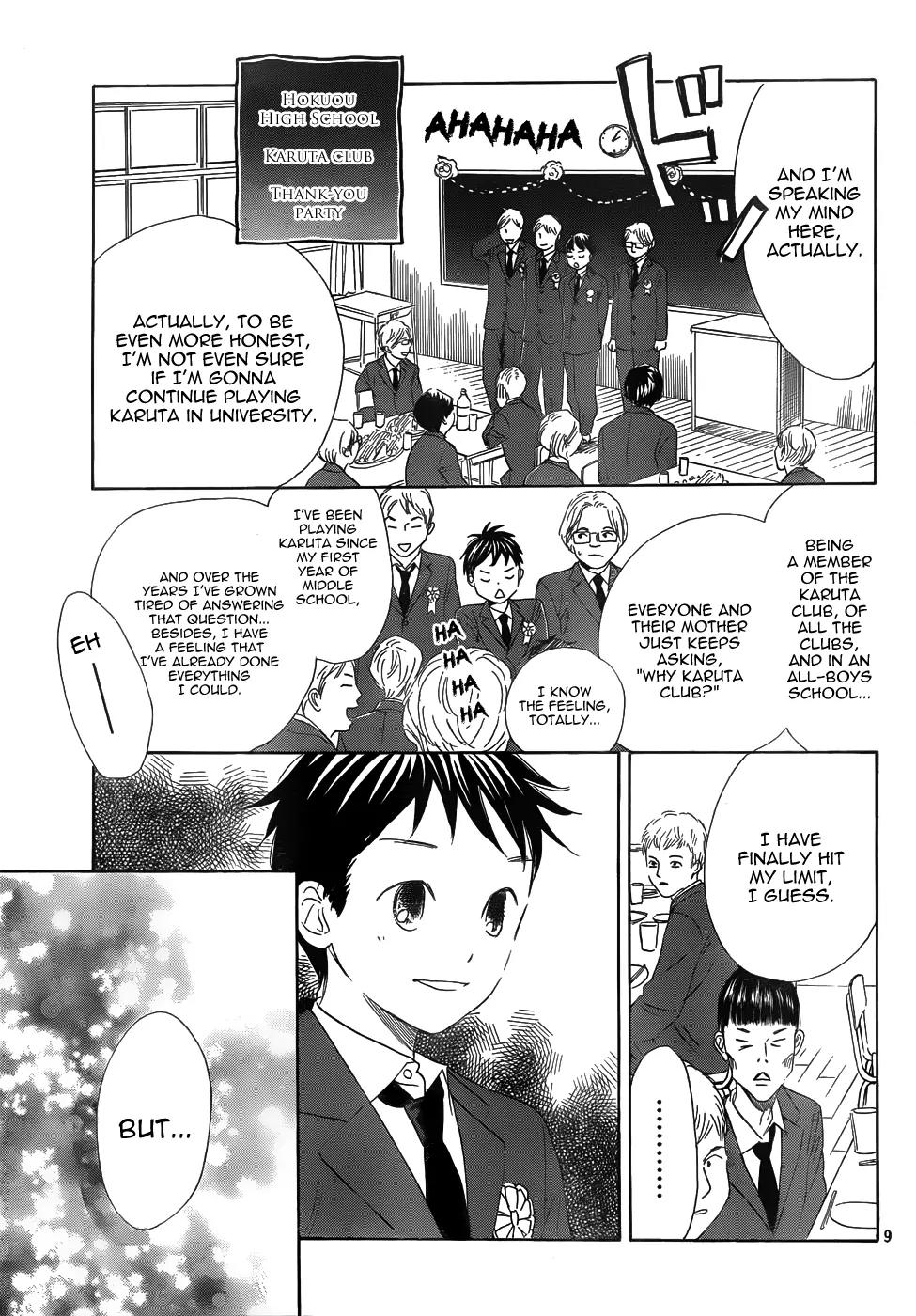 Chihayafuru Chapter 136 page 9 - Chapter 136