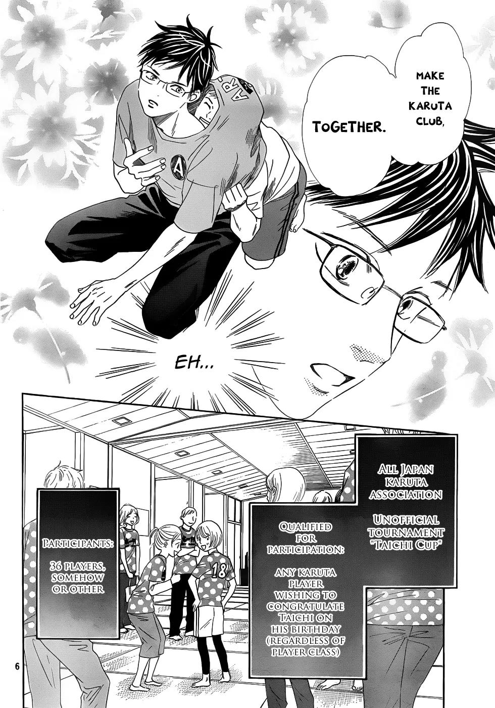 Chihayafuru Chapter 137 page 6 - Chapter 137