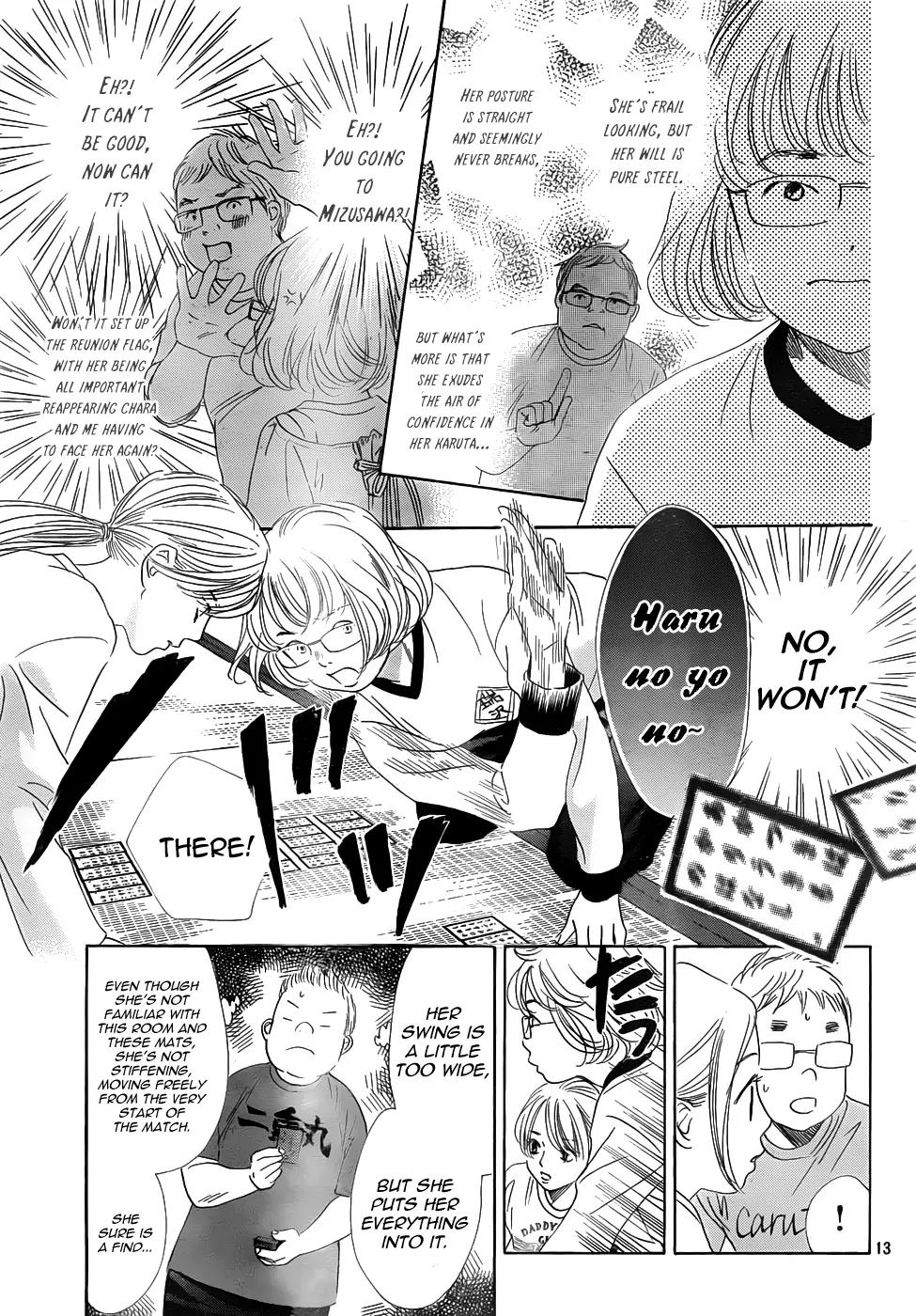 Chihayafuru Chapter 139 page 13 - Chapter 139