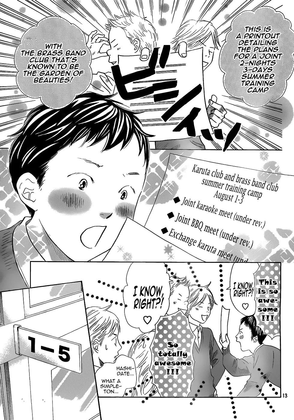 Chihayafuru Chapter 142 page 13 - Chapter 142