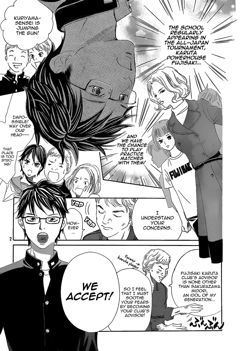 Chihayafuru Chapter 142 page 2 - Chapter 142