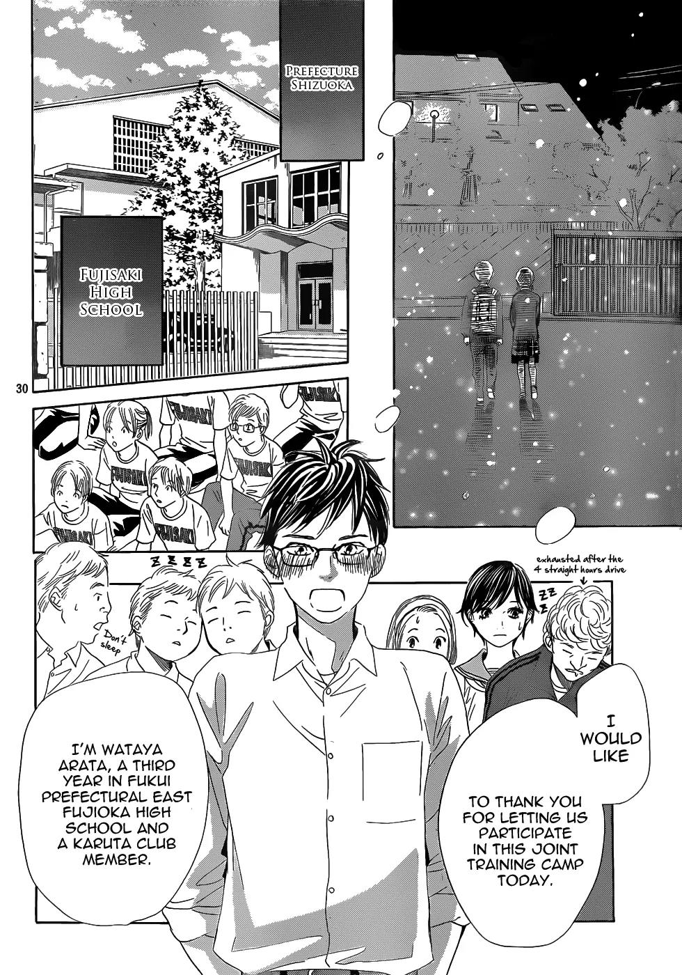Chihayafuru Chapter 142 page 30 - Chapter 142