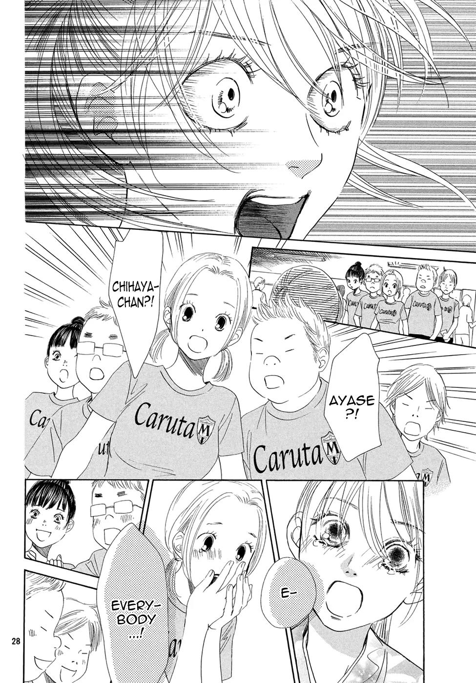 Chihayafuru Chapter 144 page 28 - Chapter 144