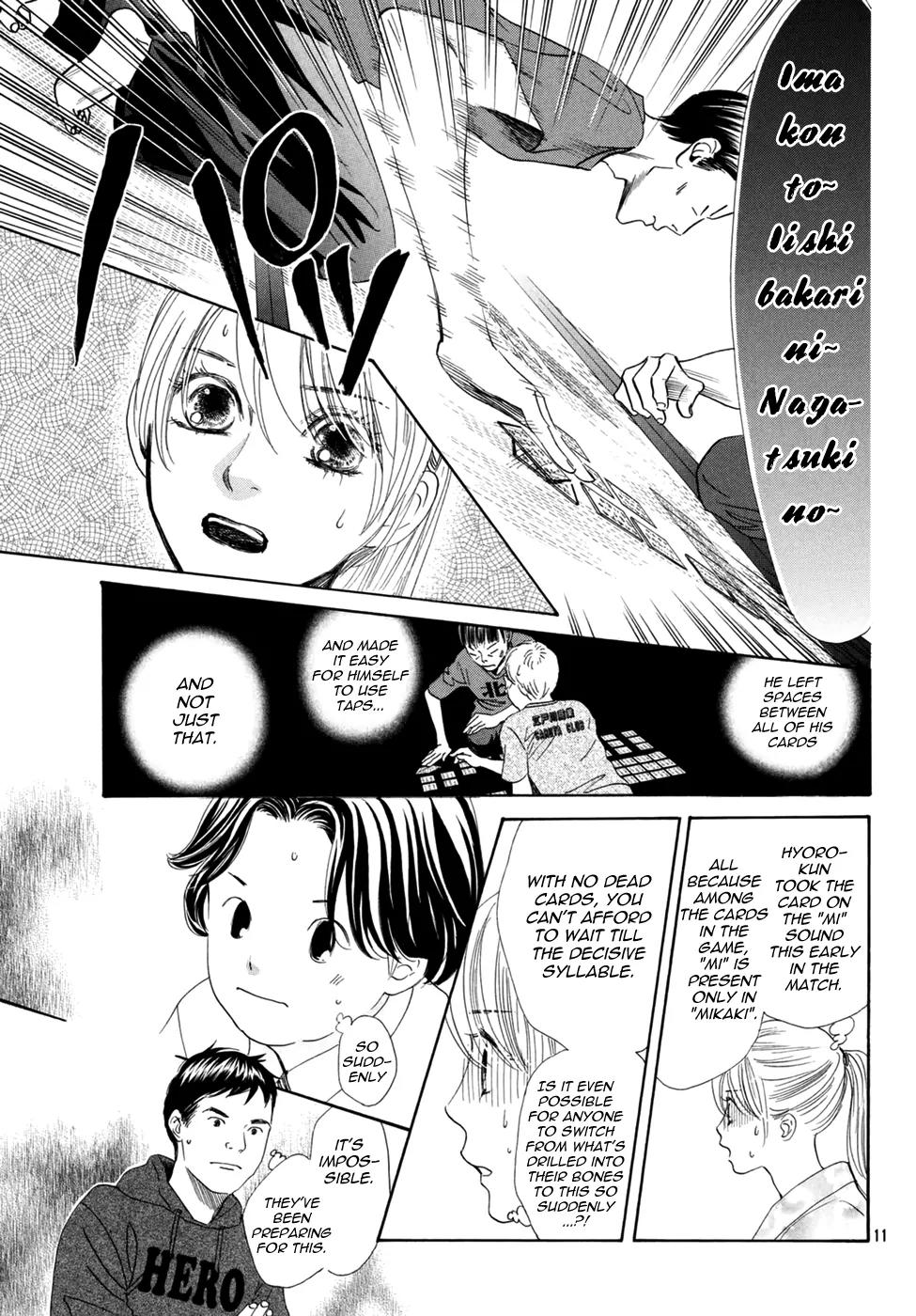 Chihayafuru Chapter 145 page 13 - Chapter 145