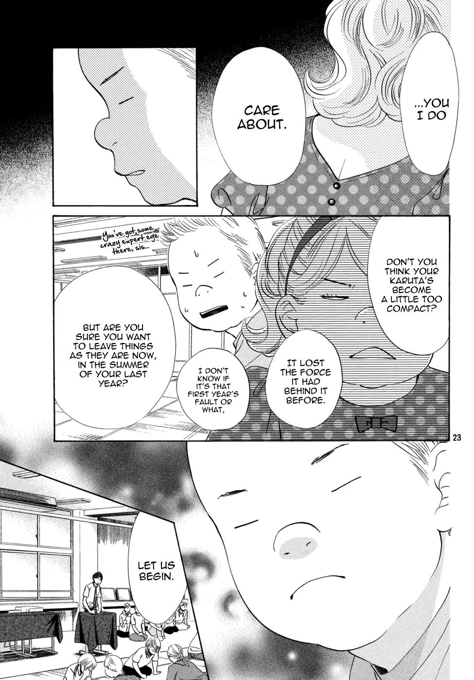 Chihayafuru Chapter 145 page 25 - Chapter 145