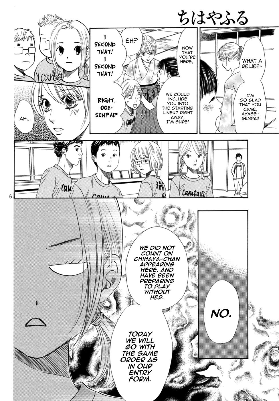 Chihayafuru Chapter 145 page 8 - Chapter 145