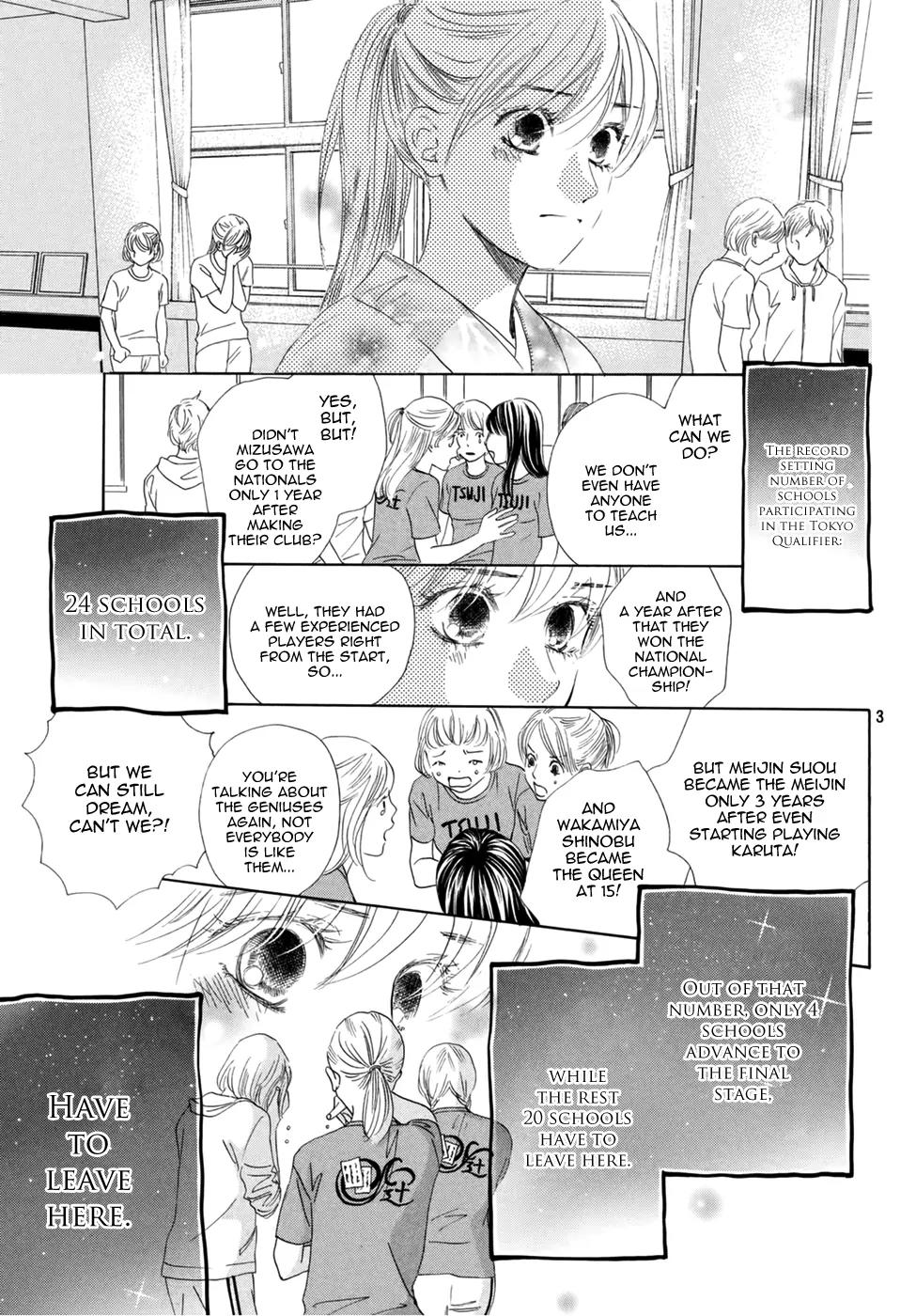Chihayafuru Chapter 147 page 3 - Chapter 147