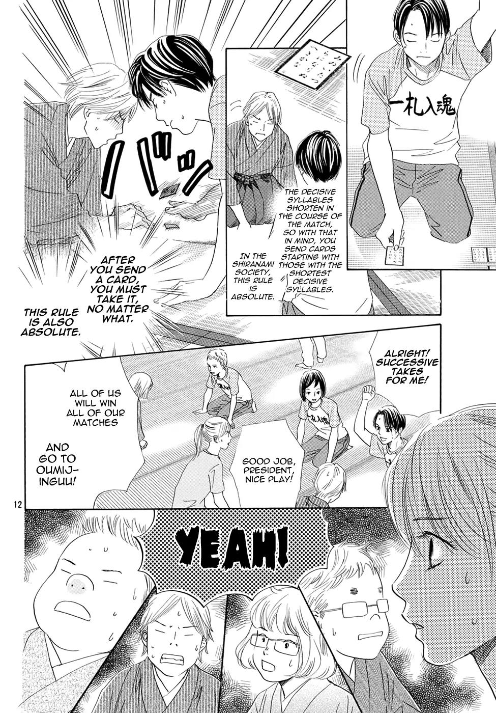 Chihayafuru Chapter 148 page 12 - Chapter 148