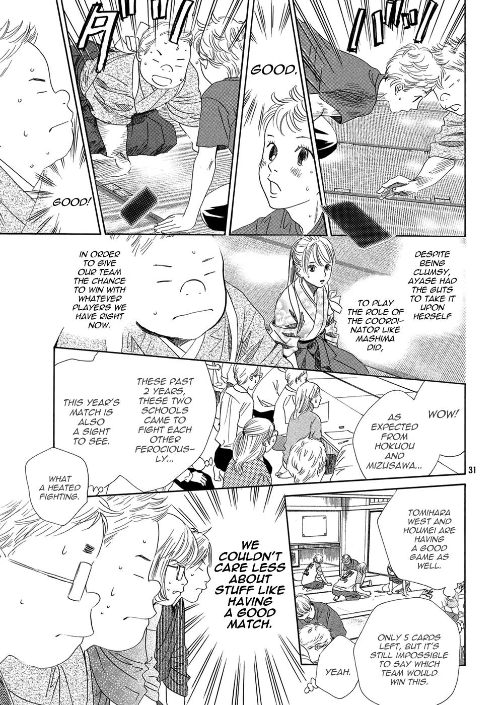Chihayafuru Chapter 151 page 32 - Chapter 151
