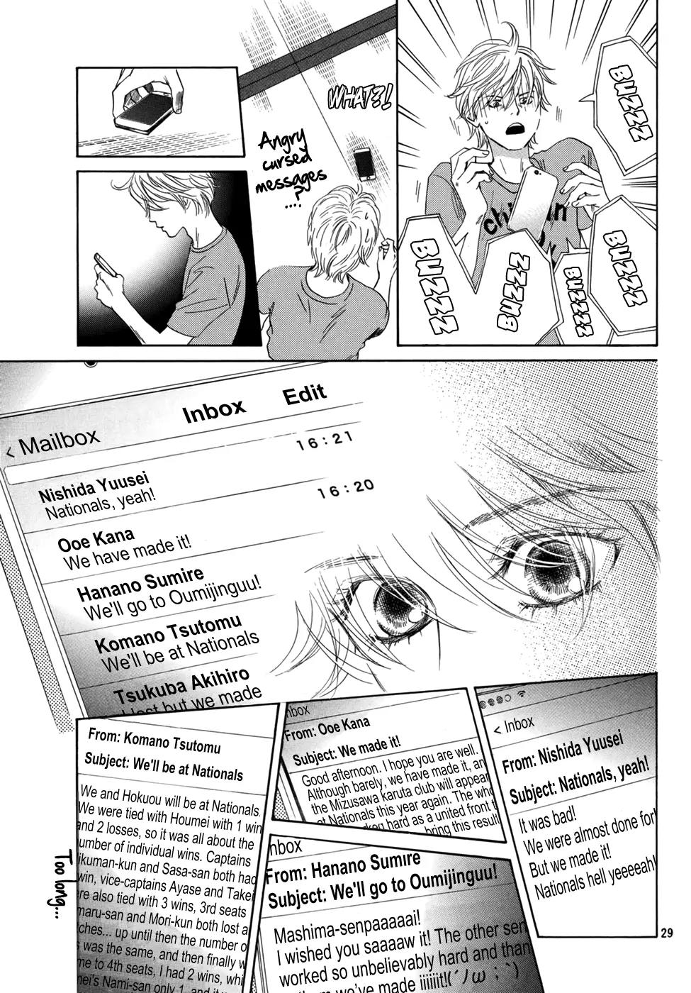 Chihayafuru Chapter 152 page 27 - Chapter 152