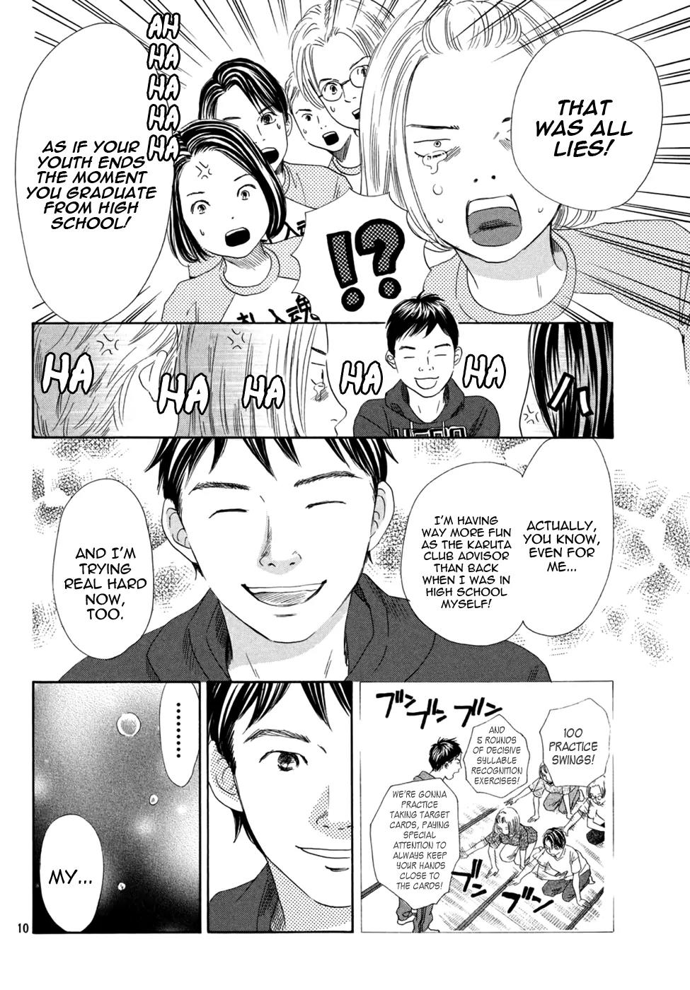 Chihayafuru Chapter 153 page 10 - Chapter 153
