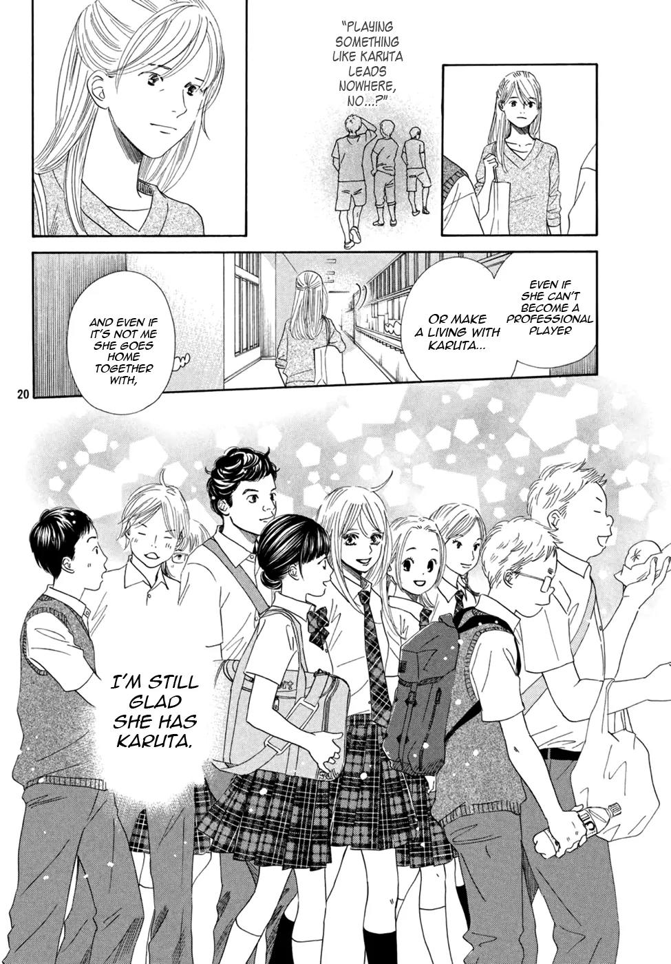 Chihayafuru Chapter 153 page 20 - Chapter 153