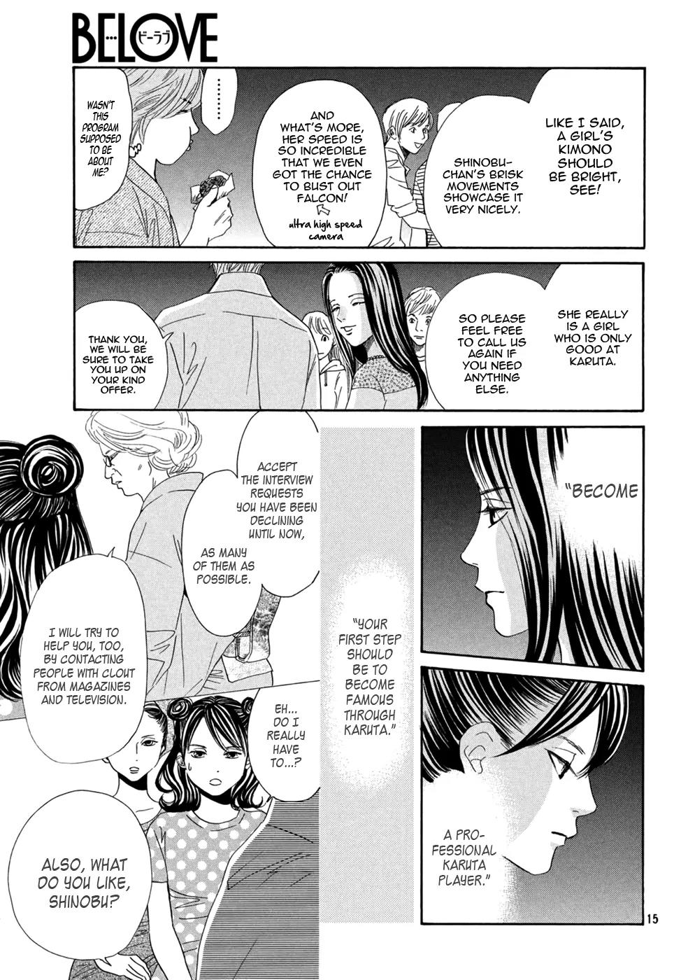 Chihayafuru Chapter 155 page 15 - Chapter 155
