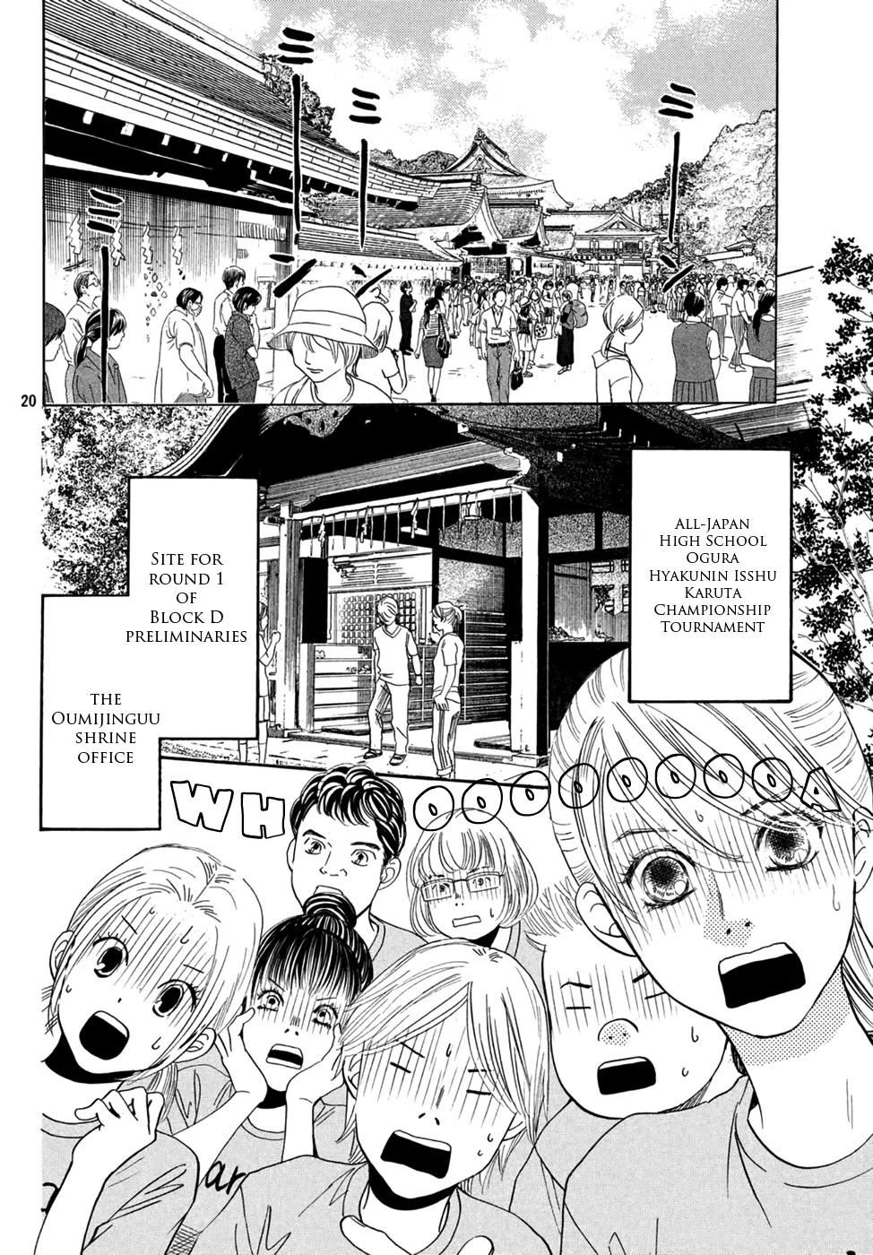 Chihayafuru Chapter 155 page 20 - Chapter 155