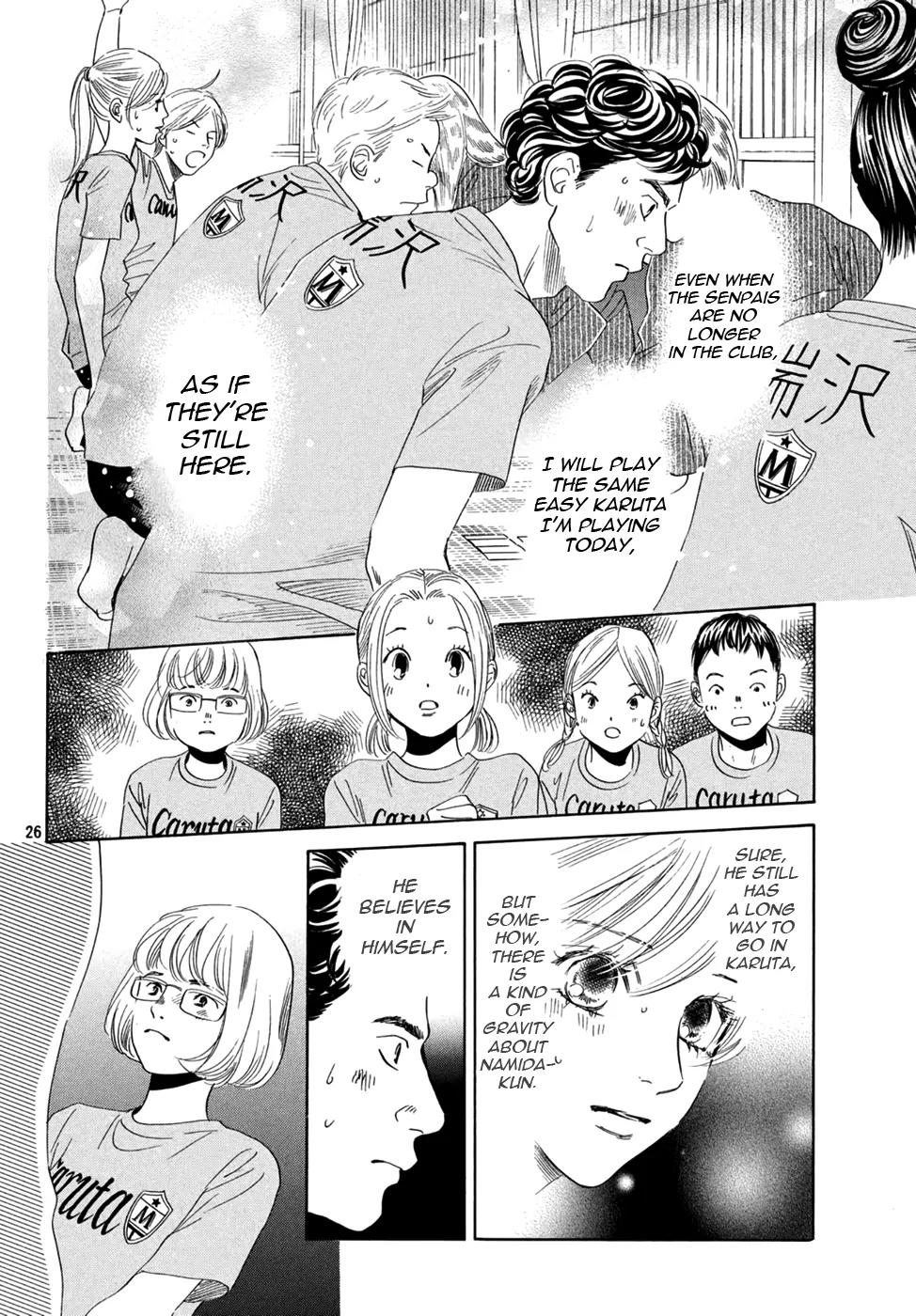 Chihayafuru Chapter 155 page 26 - Chapter 155