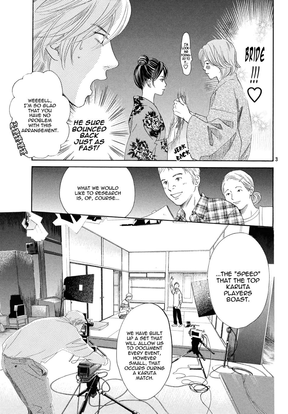 Chihayafuru Chapter 155 page 3 - Chapter 155
