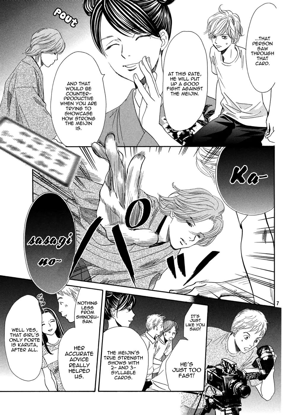 Chihayafuru Chapter 155 page 7 - Chapter 155
