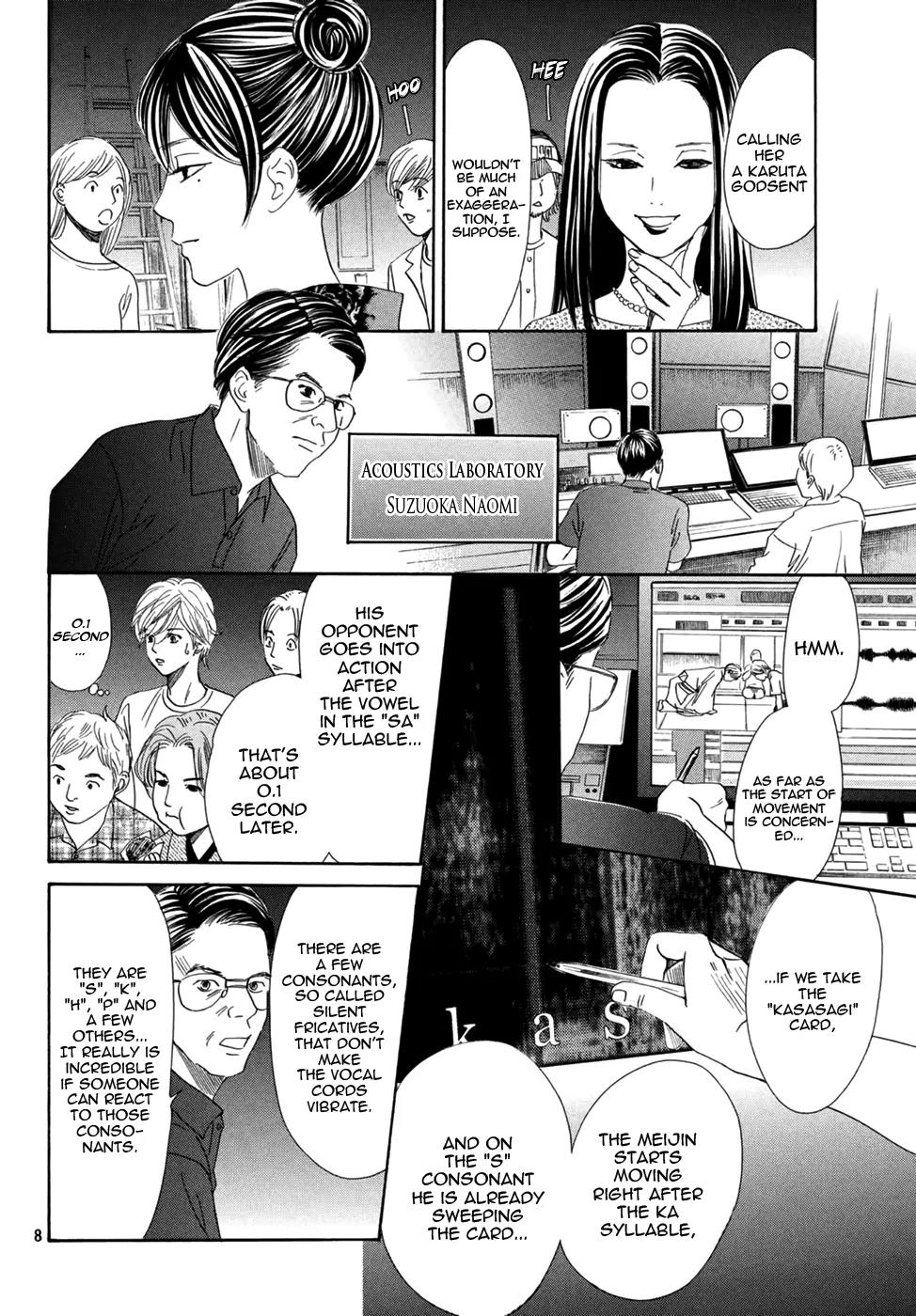 Chihayafuru Chapter 155 page 8 - Chapter 155