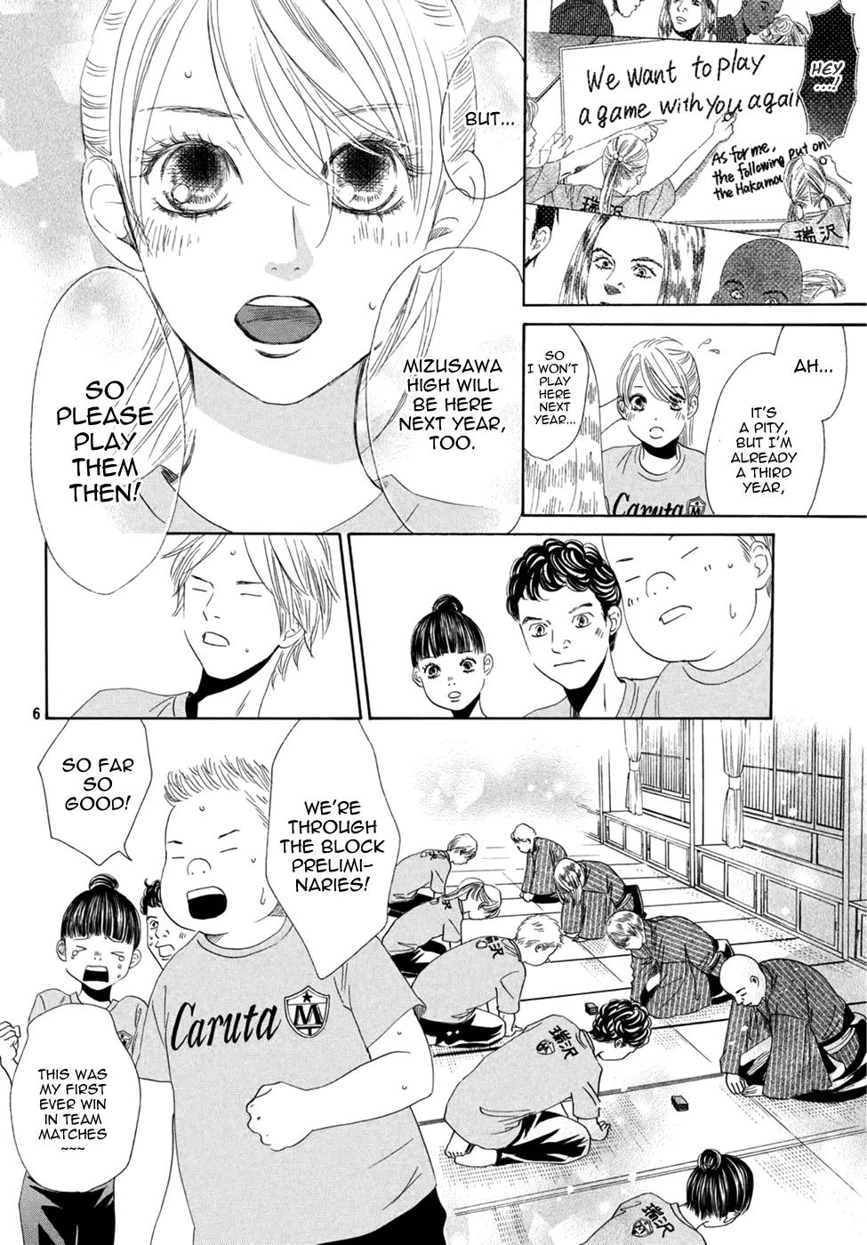 Chihayafuru Chapter 156 page 6 - Chapter 156