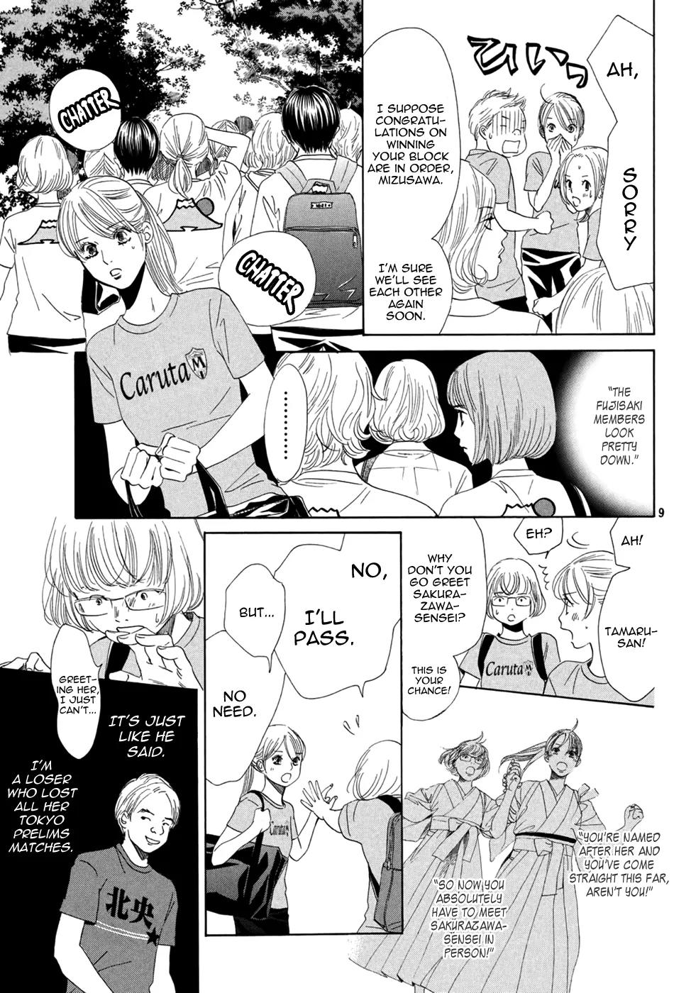 Chihayafuru Chapter 156 page 9 - Chapter 156