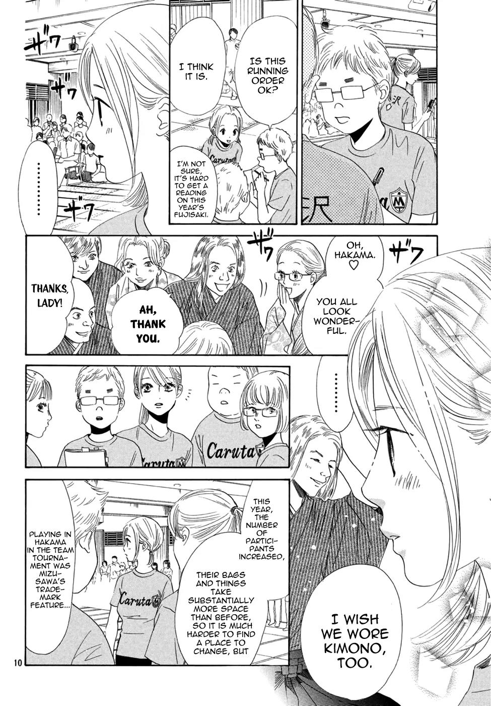 Chihayafuru Chapter 157 page 10 - Chapter 157