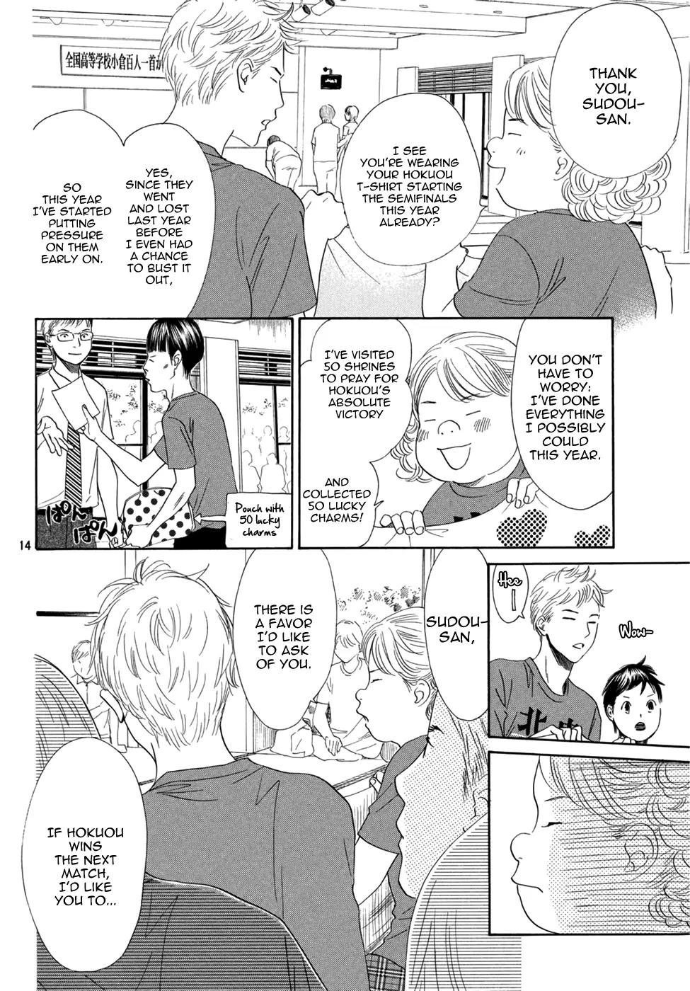 Chihayafuru Chapter 157 page 14 - Chapter 157