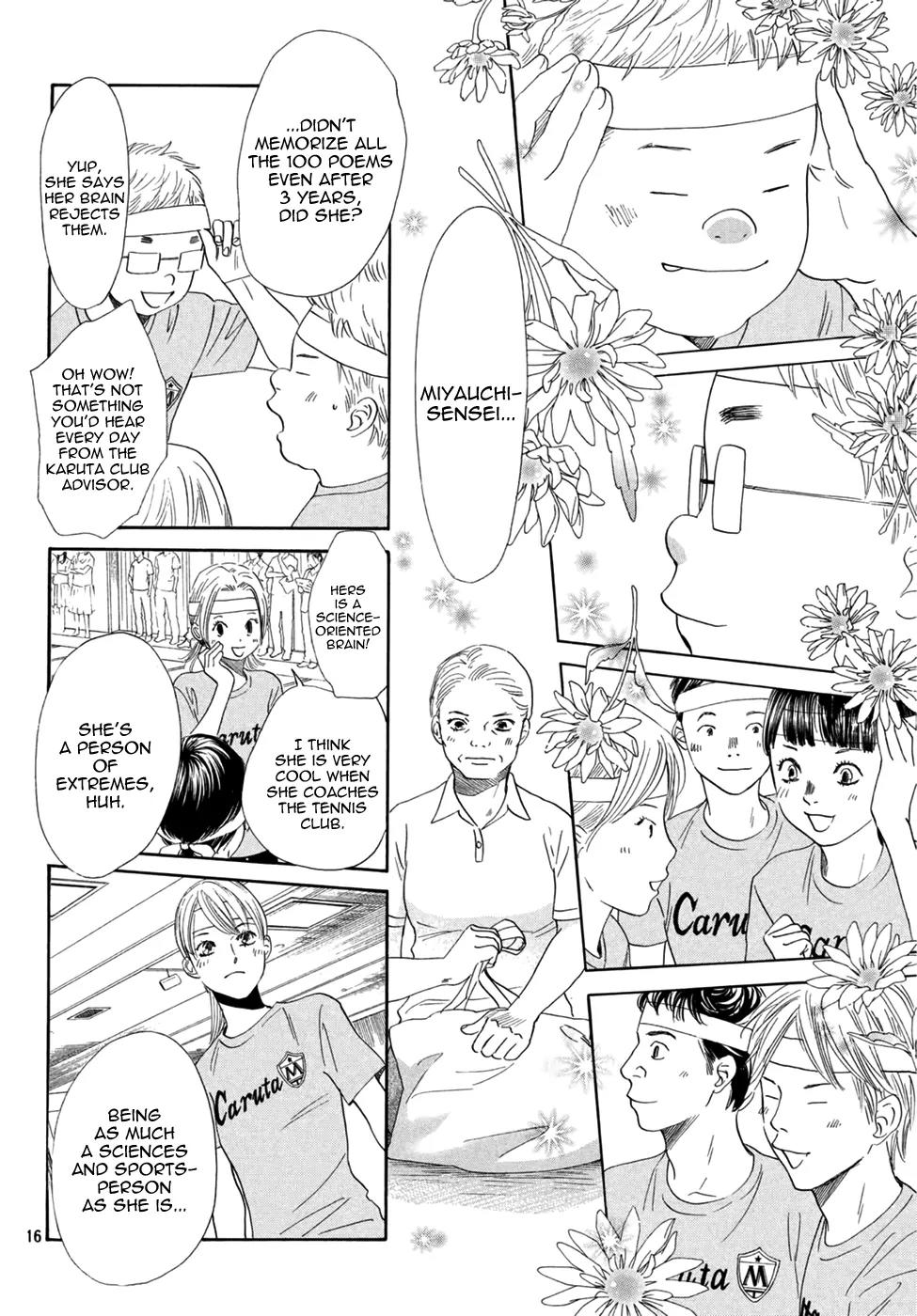 Chihayafuru Chapter 157 page 16 - Chapter 157