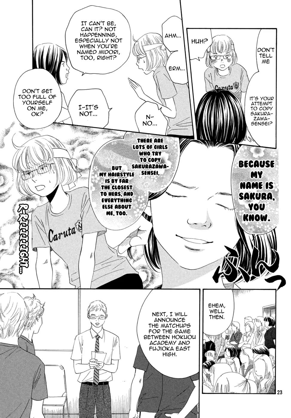Chihayafuru Chapter 157 page 22 - Chapter 157