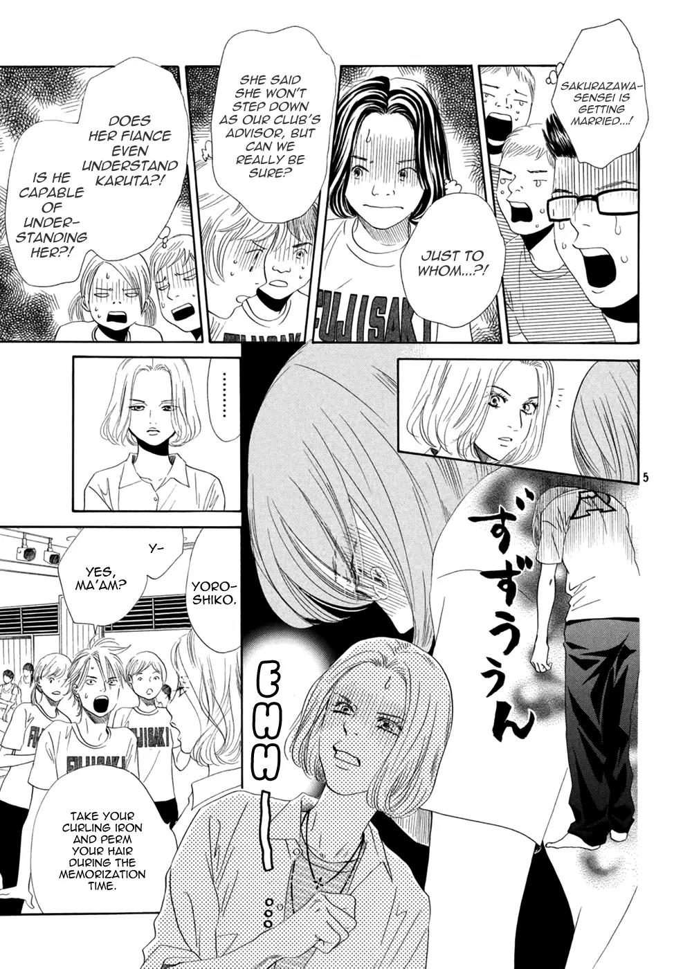 Chihayafuru Chapter 157 page 5 - Chapter 157