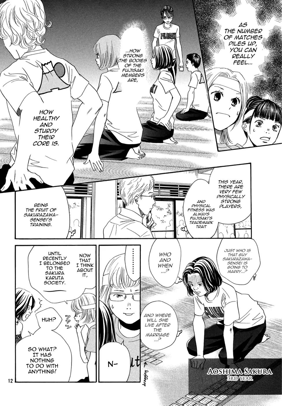 Chihayafuru Chapter 158 page 12 - Chapter 158