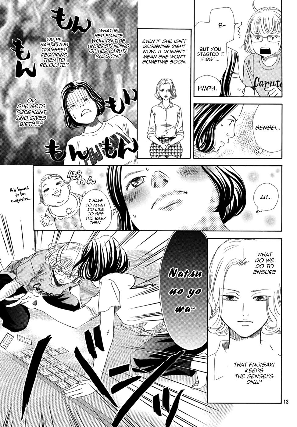 Chihayafuru Chapter 158 page 13 - Chapter 158
