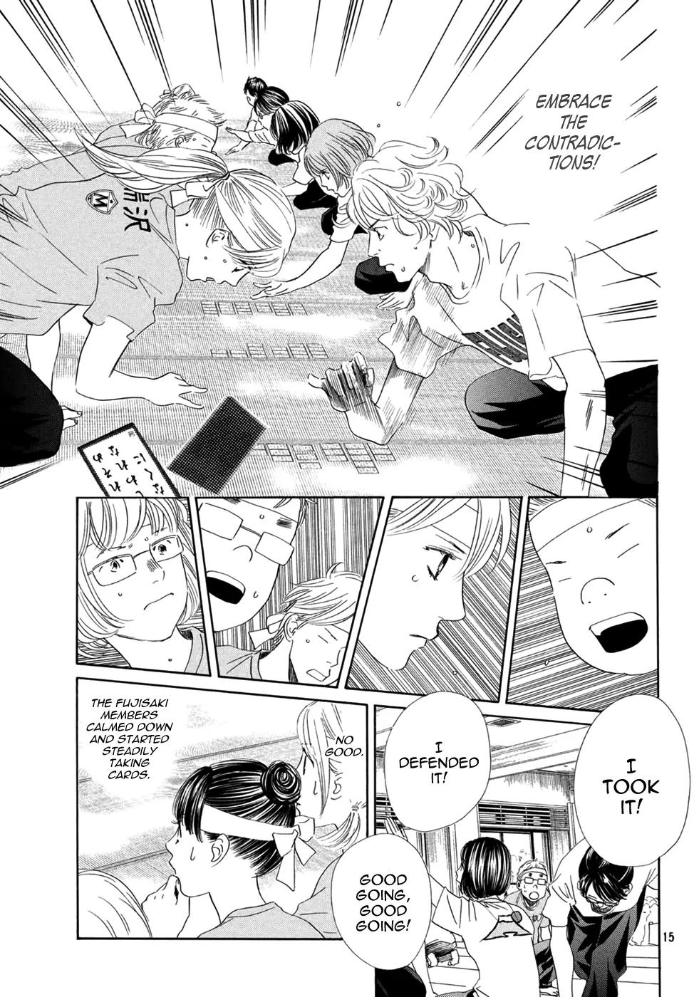 Chihayafuru Chapter 158 page 15 - Chapter 158