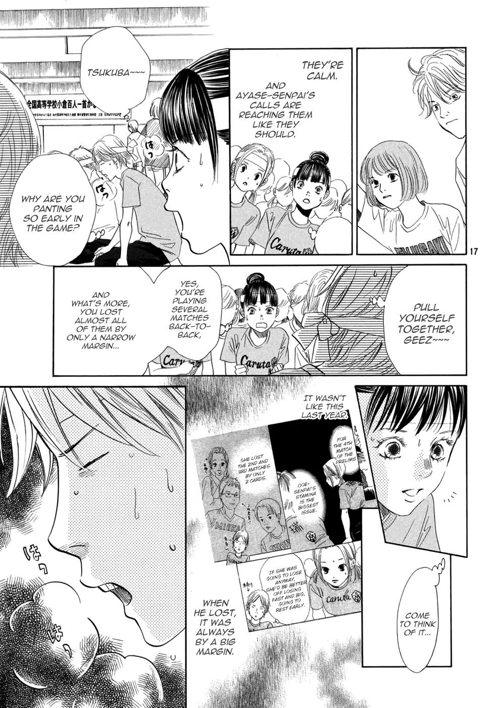 Chihayafuru Chapter 158 page 17 - Chapter 158