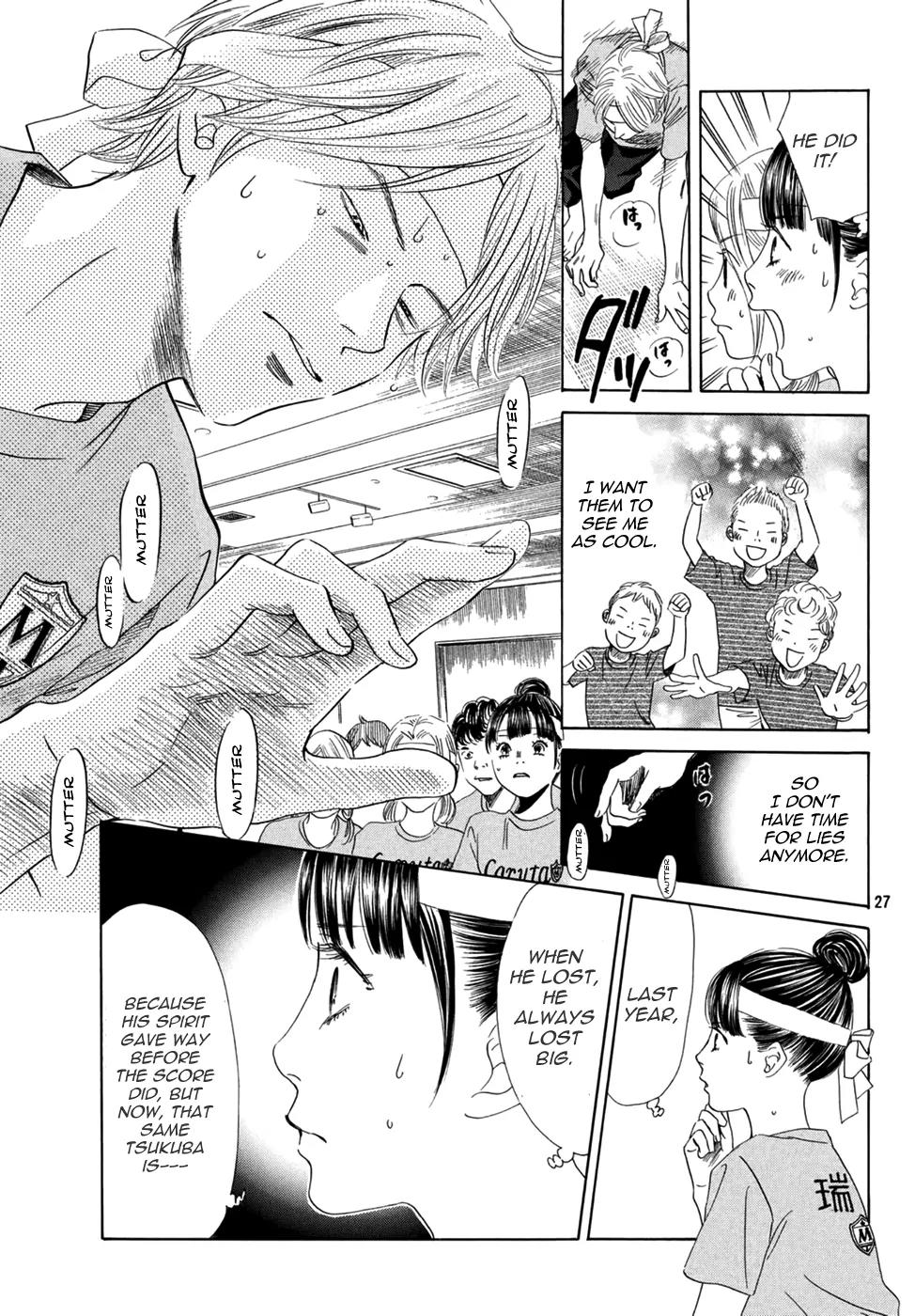 Chihayafuru Chapter 158 page 27 - Chapter 158