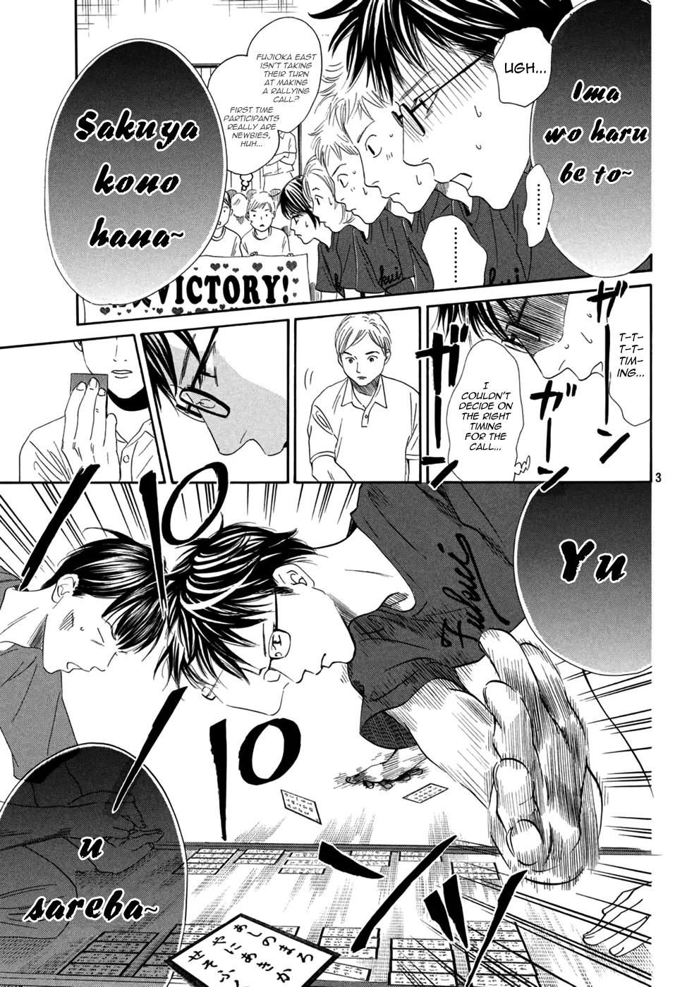 Chihayafuru Chapter 158 page 3 - Chapter 158