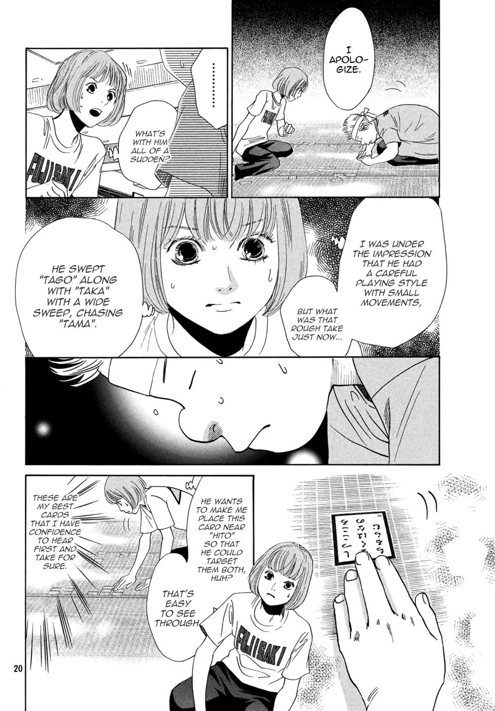 Chihayafuru Chapter 159 page 21 - Chapter 159