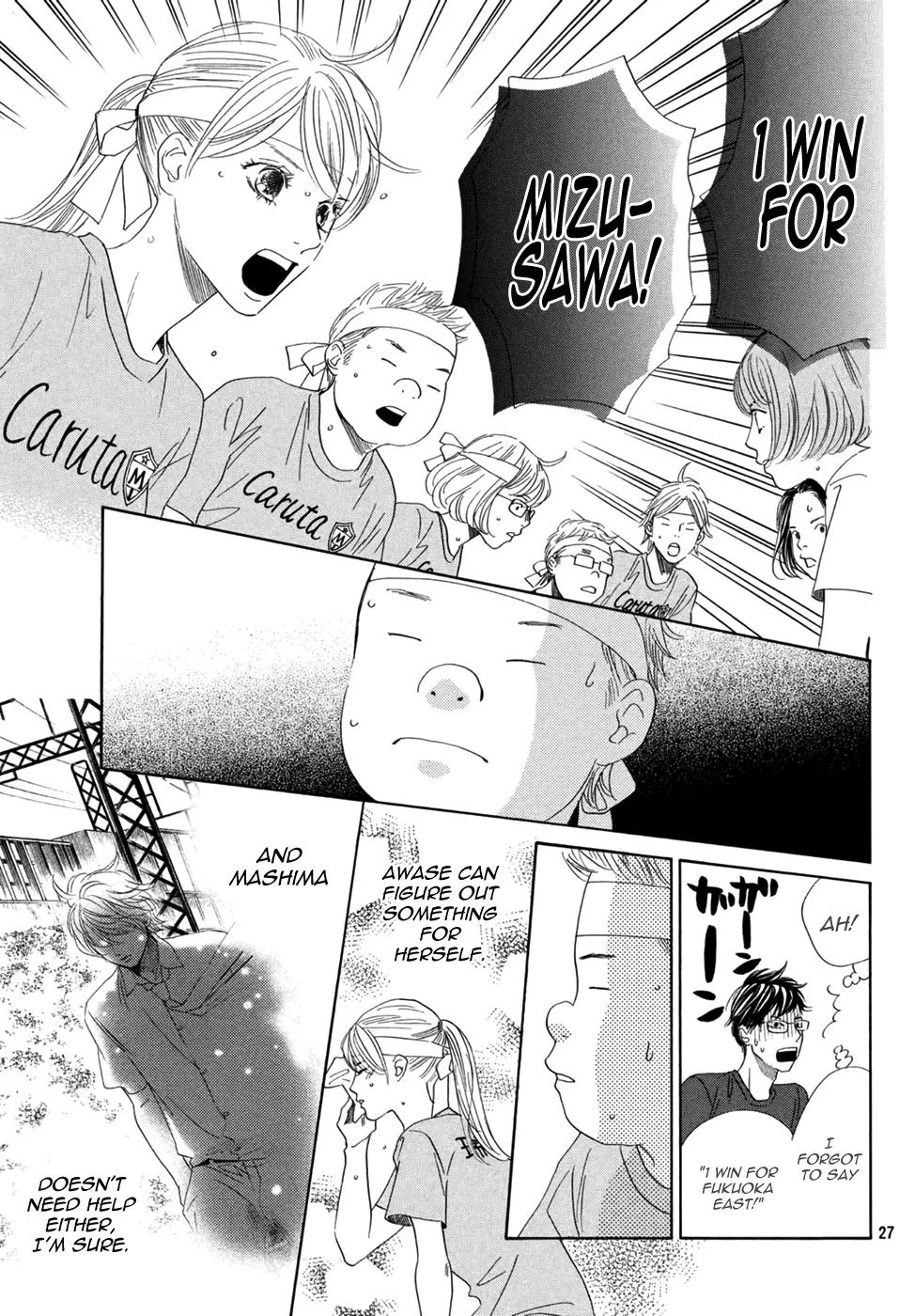 Chihayafuru Chapter 159 page 28 - Chapter 159