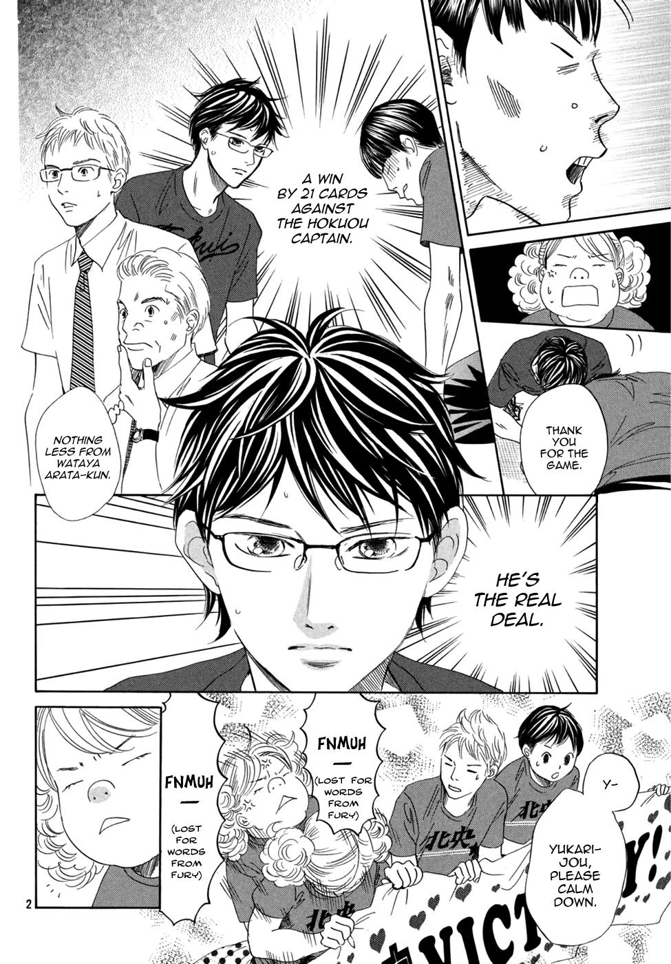 Chihayafuru Chapter 159 page 3 - Chapter 159