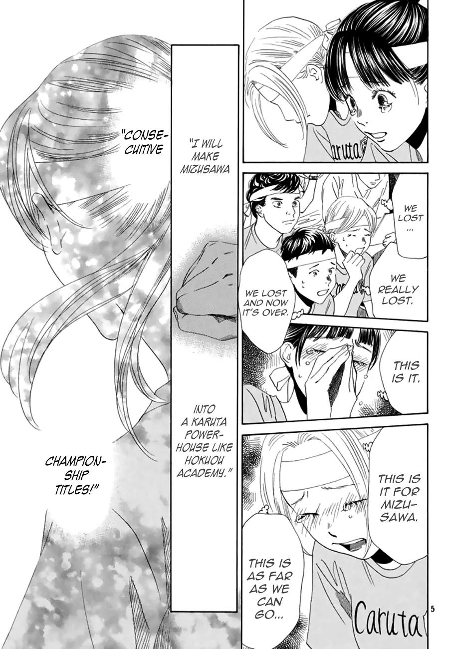 Chihayafuru Chapter 160 page 5 - Chapter 160