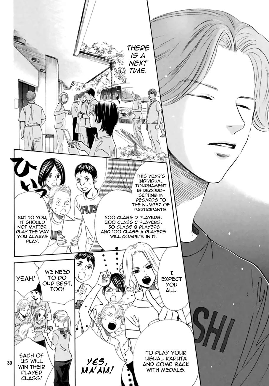 Chihayafuru Chapter 165 page 30 - Chapter 165