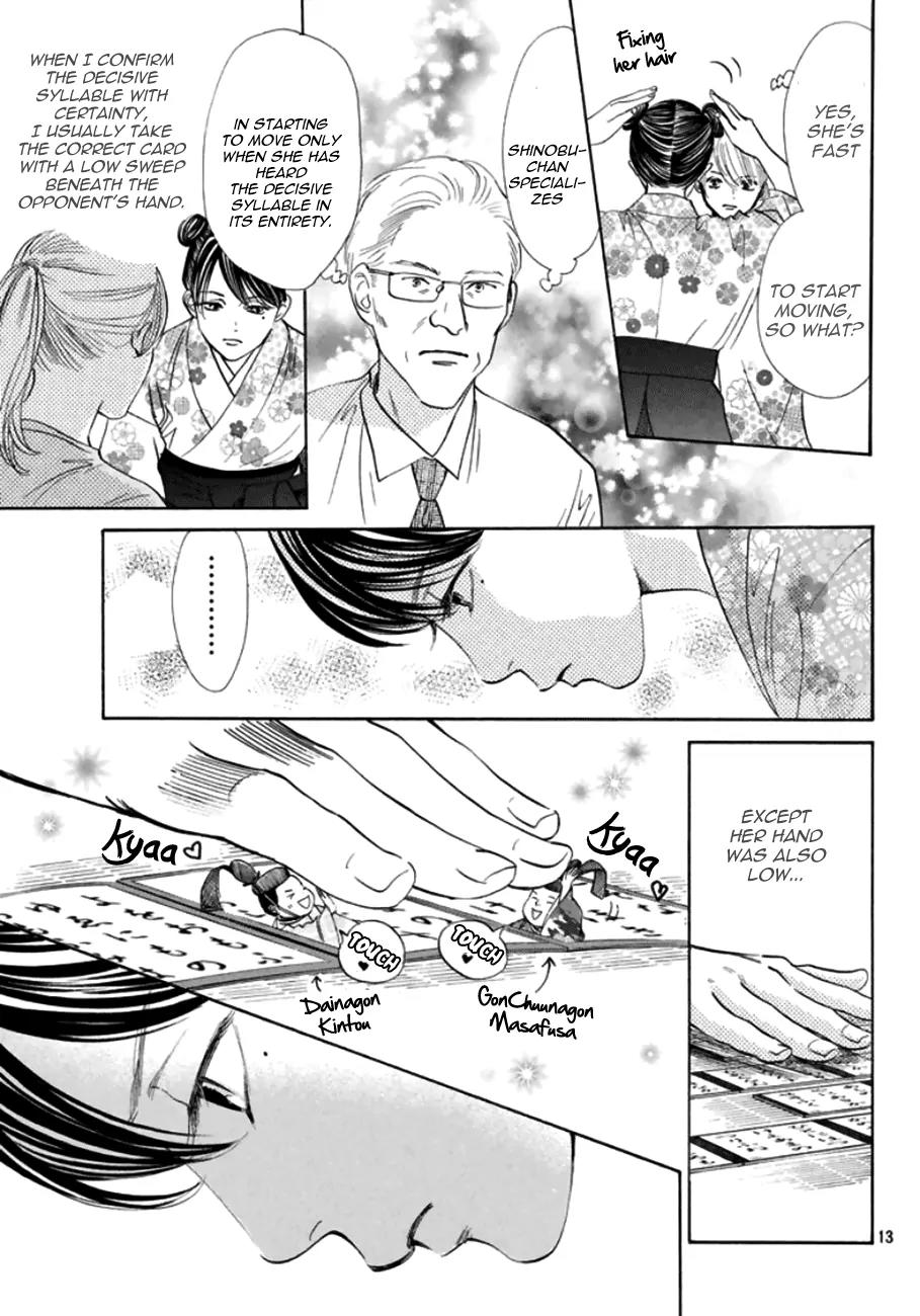 Chihayafuru Chapter 167 page 13 - Chapter 167