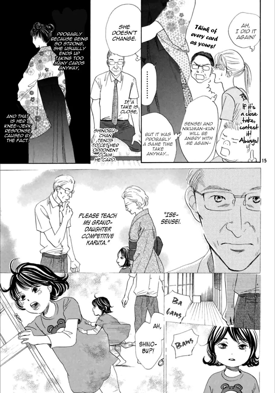 Chihayafuru Chapter 167 page 15 - Chapter 167